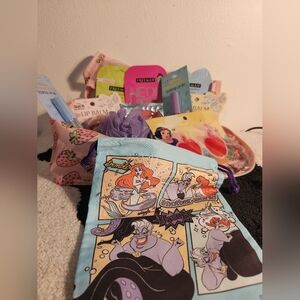 Disney Assorted Beauty Products With A Strawberry Travel Bag